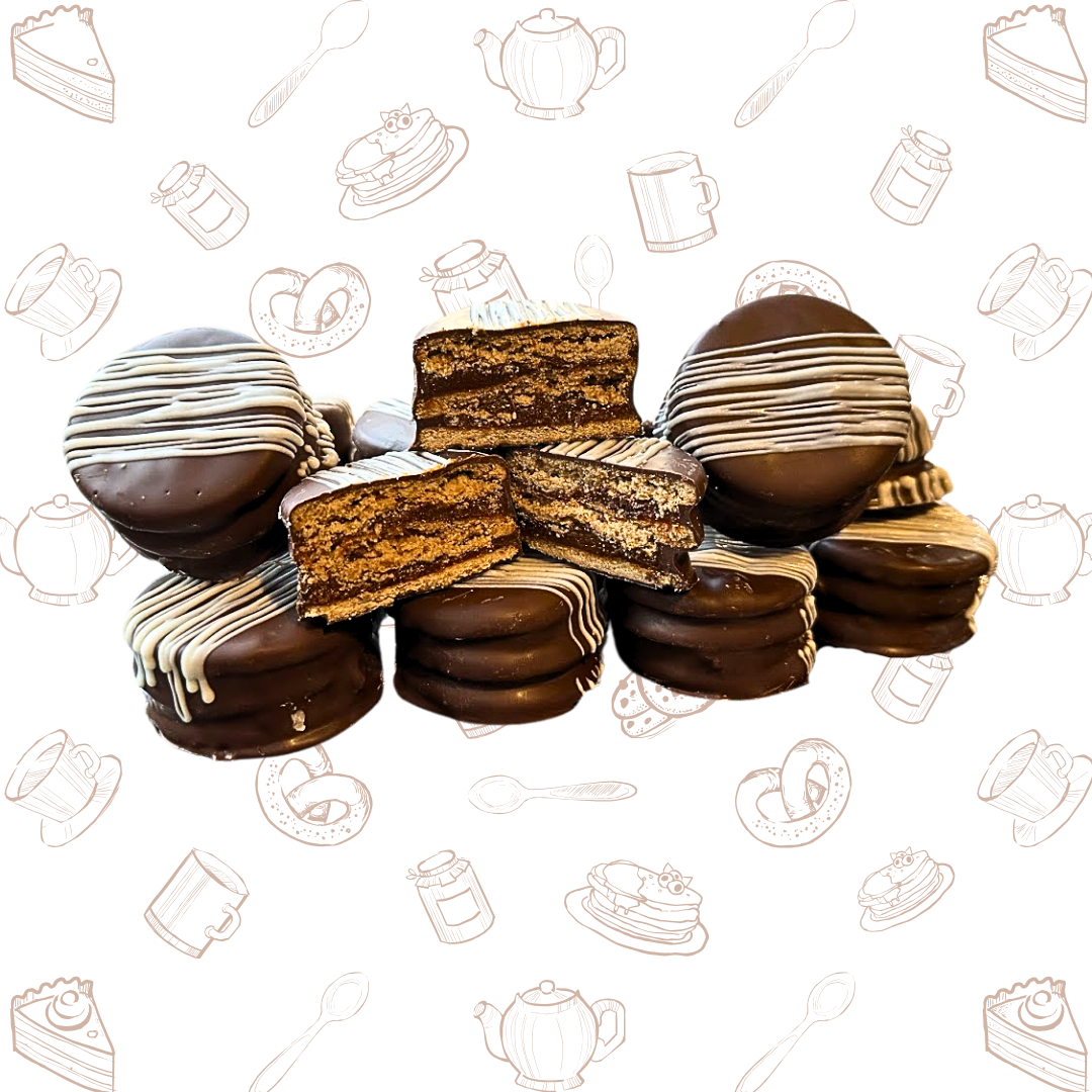 Alfajor de Manjar cubierto con chocolate