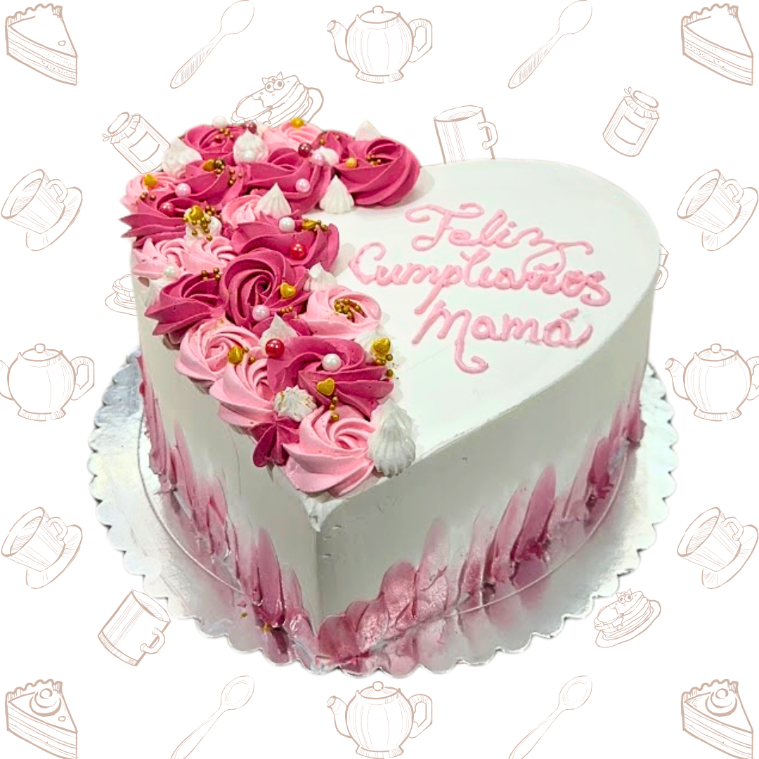 Decoración Corazón de Rosas