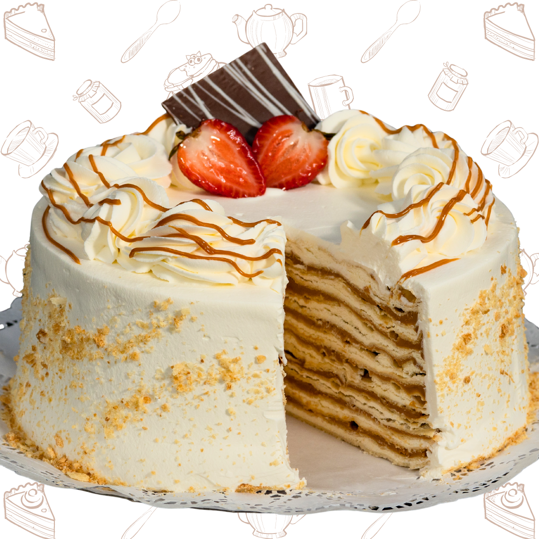 Torta Pompadour Plátano