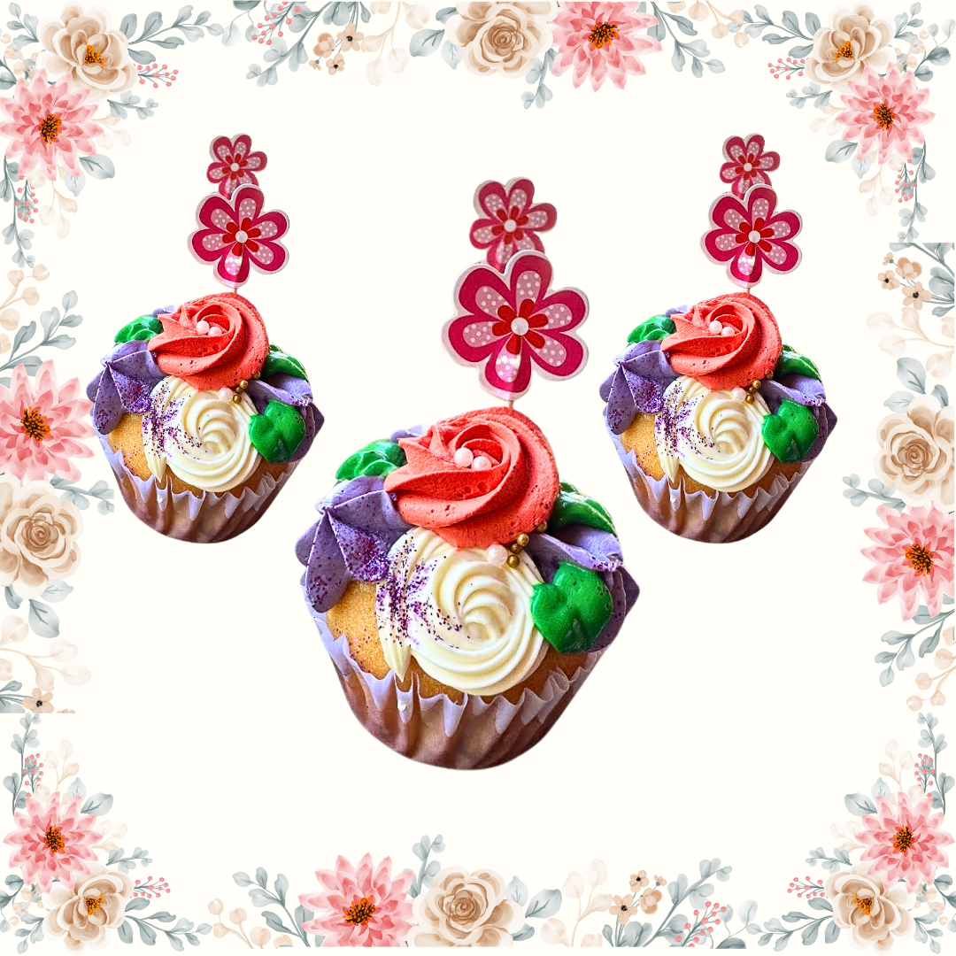 Cupcakes Rosas de Mamá